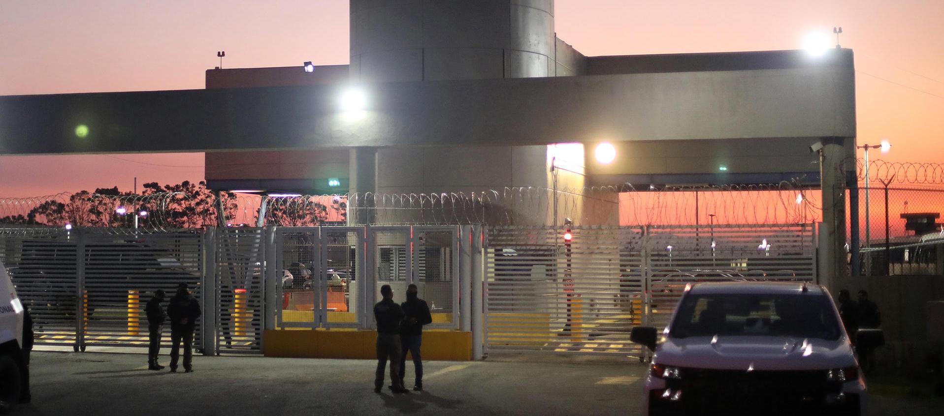  Fotografía que muestra el exterior del penal de Almoloya el 5 de enero de 2023, en Toluca, Estado de México, en donde permanece Ovidio Guzmán.