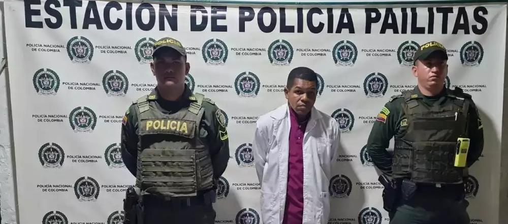 Joaquín Manuel Jiménez Vanegas, capturado, se hacía pasar por médico.