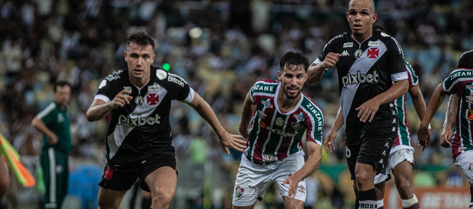 Acción del partido entre Fluminense y Vasco Da Gama, el pasado lunes. 