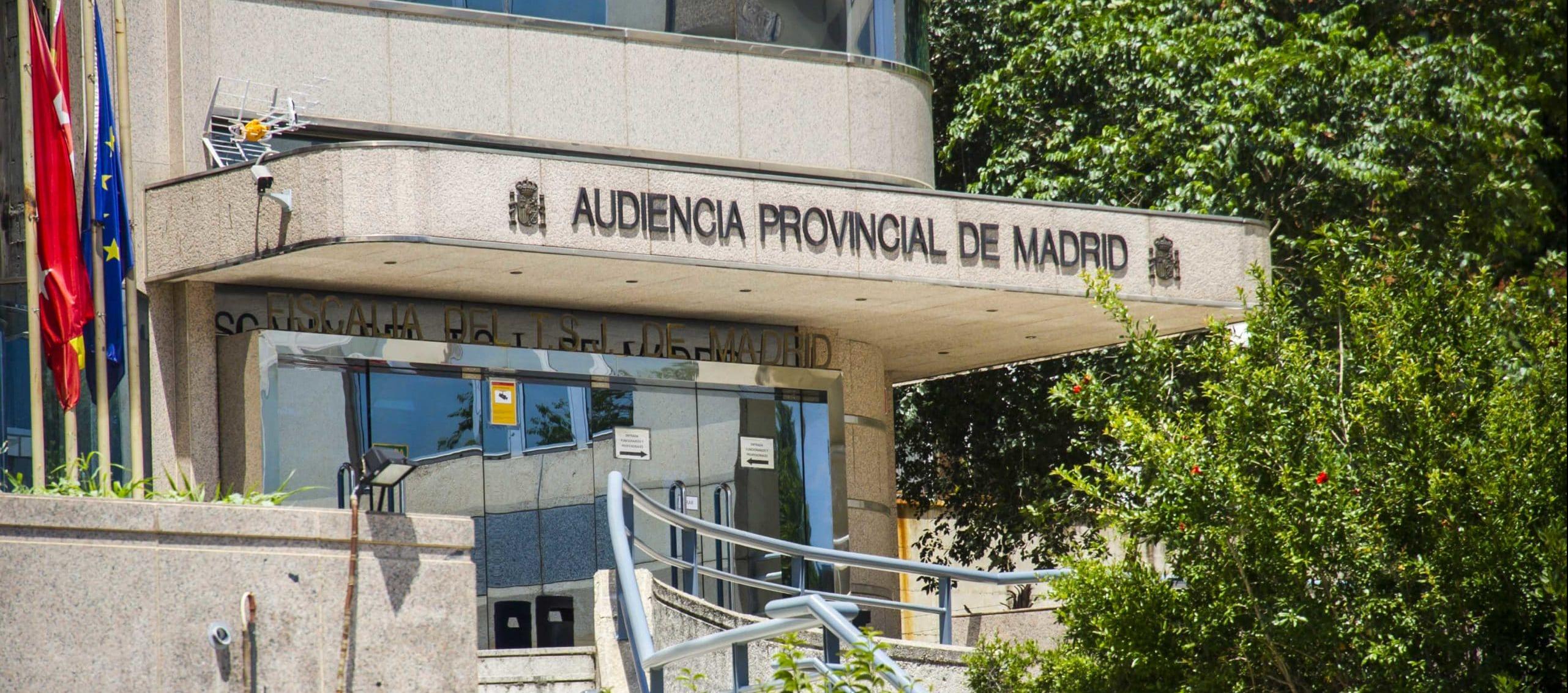  Audiencia Provincial de Madrid. 