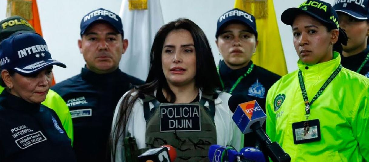  Aida Merlano el pasado 10 de marzo cuando fue deportada de Venezuela 