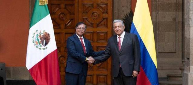 Los presidentes Gustavo Petro y Andrés Manuel López Obrador, señalados por el Gobierno de Perú.