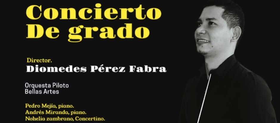Diomedes Darío Pérez Fabra será el primer graduado en el énfasis de orquesta sinfónica de la Universidad del Atlántico