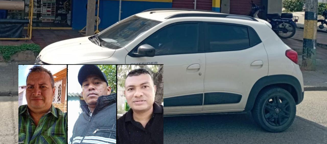 Carmelo Badel Gómez, Julio Ordóñez y Jaime Monrroy son las tres personas desaparecidas.