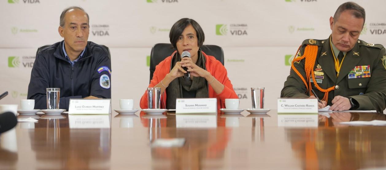 La Ministra de Ambiente, Susana Muhamad.