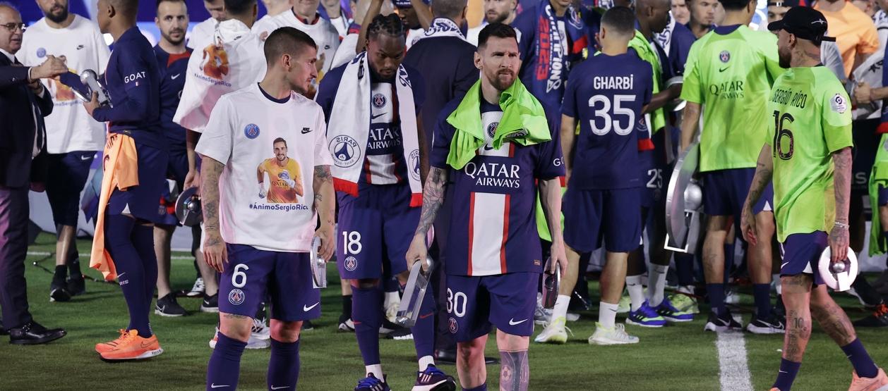 Lionel Messi disputó este sábado su último partido con el PSG.