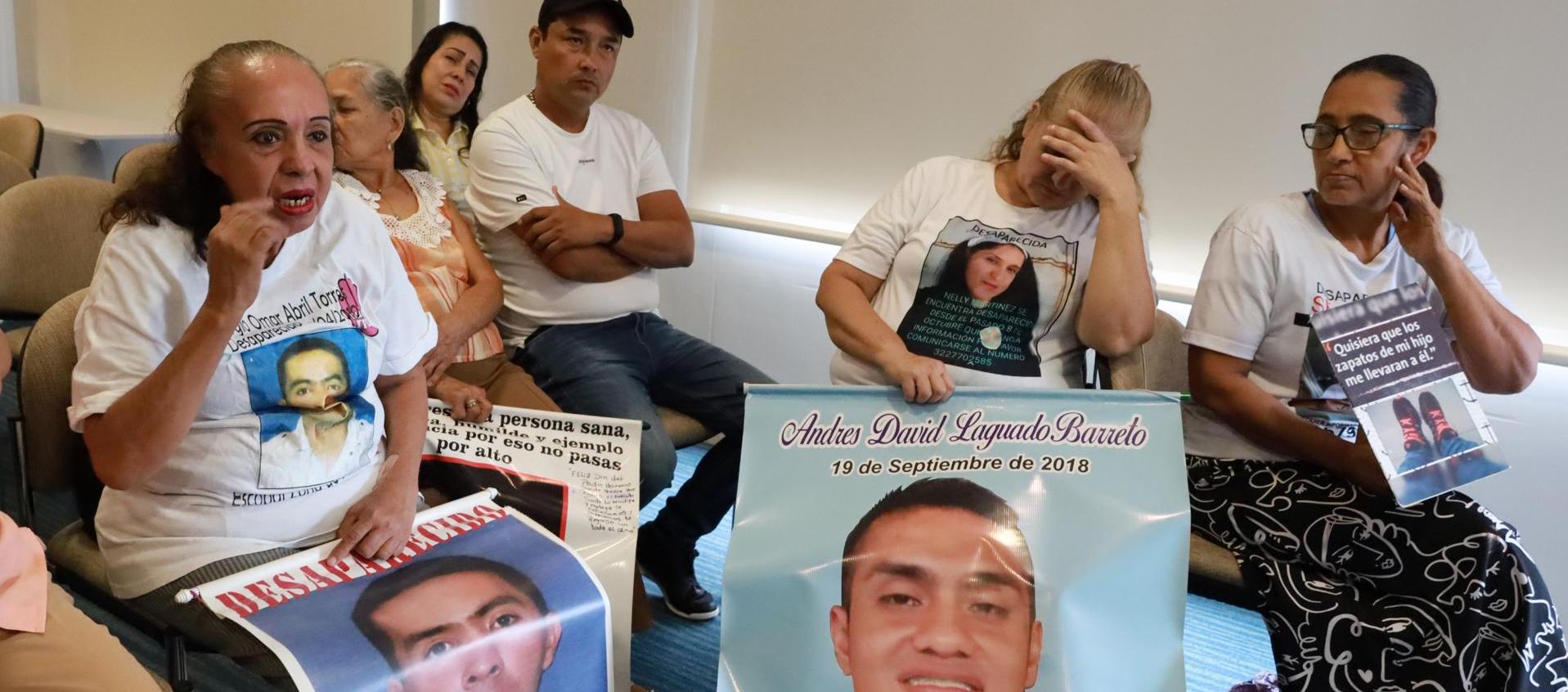 Reunión de familiares de desaparecidos en las trochas entre Colombia y Venezuela entre 2015 y 2023.