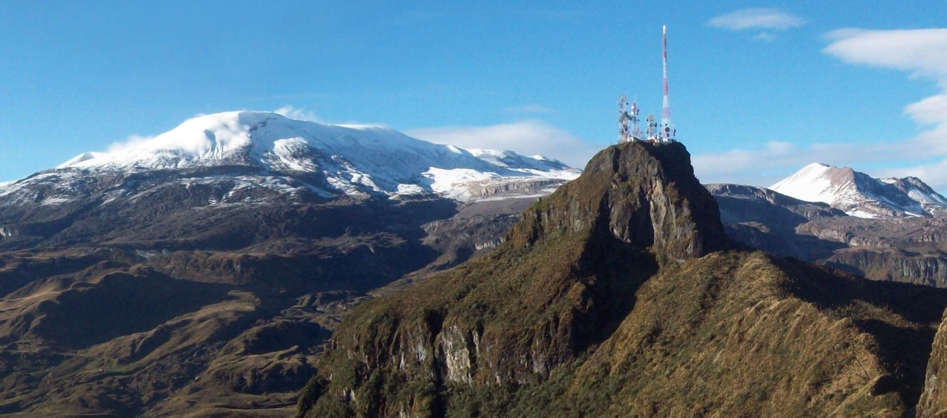 Volcán Nevado del Ruiz.