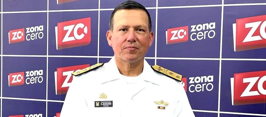 Contralmirante Rafael Aranguren Devia, director de la Escuela Naval de Suboficiales ARC Barranquilla.