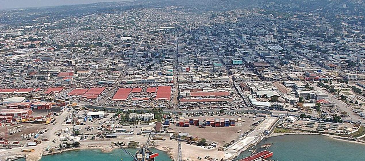 Puerto Príncipe, capital de Haití. 
