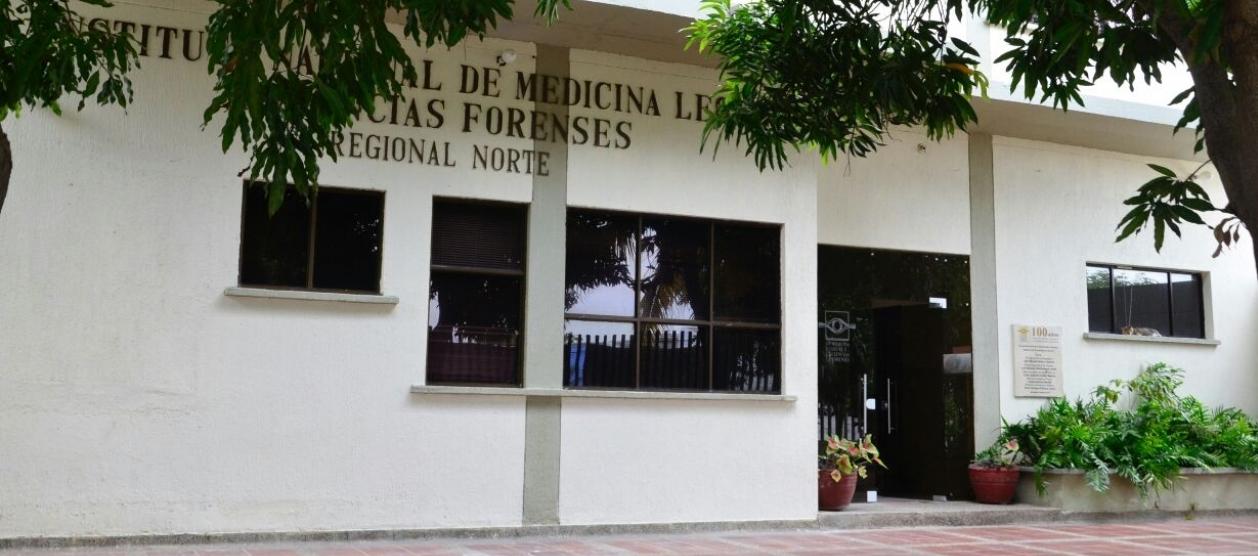 Instalaciones de Medicina Legal.