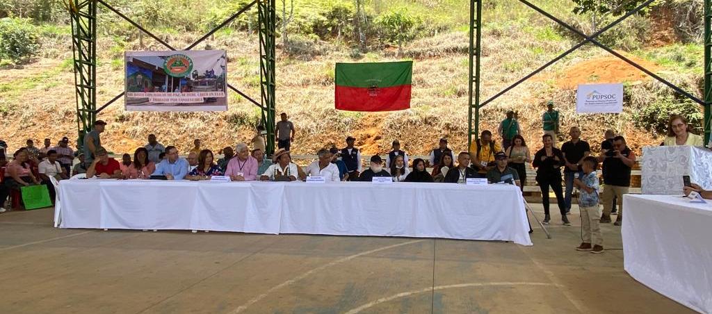 La mesa de diálogo entre Gobierno y disidencia de las FARC.