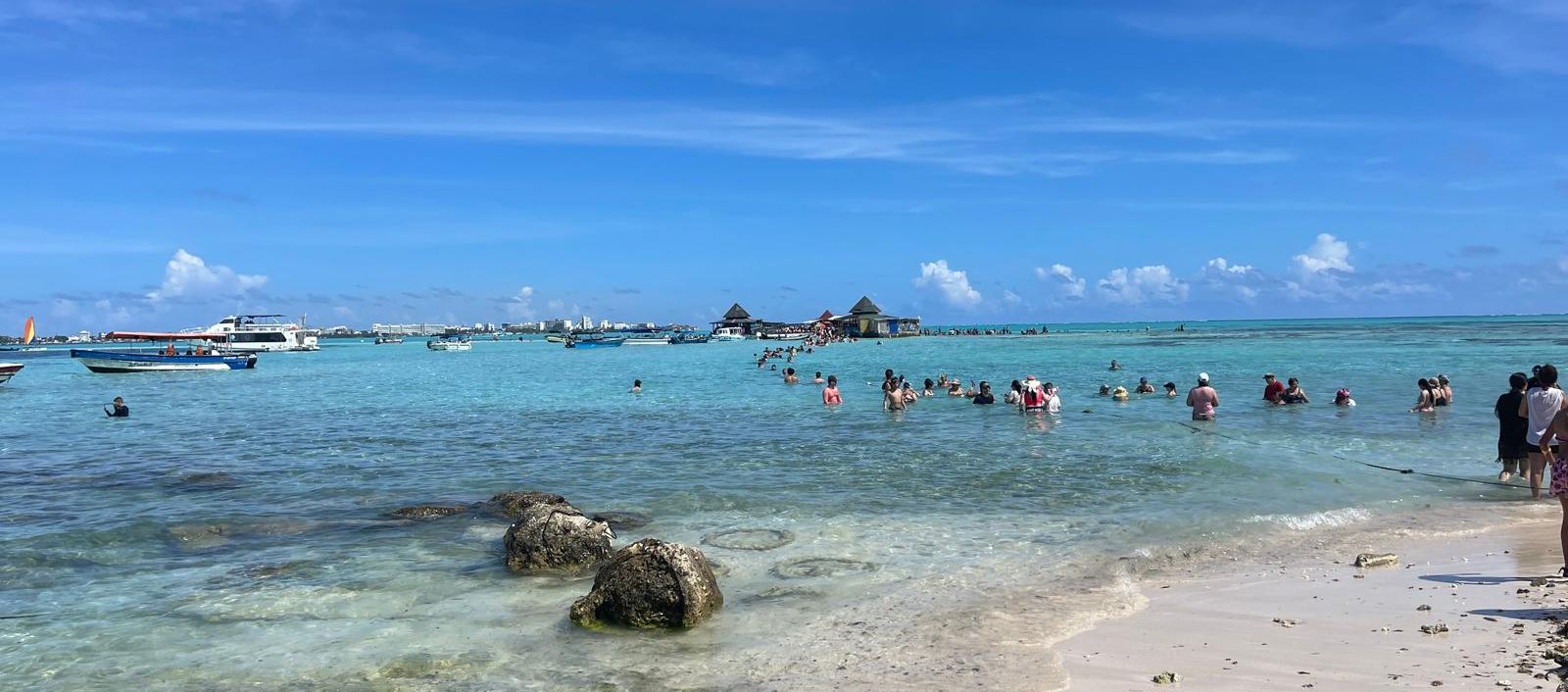 Playas en la Isla de San Andrés.