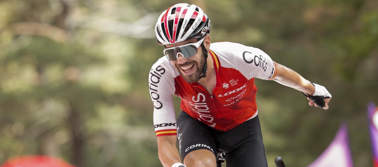 Jesús Herrada logró la tercera victoria de su carrera en la Vuelta.