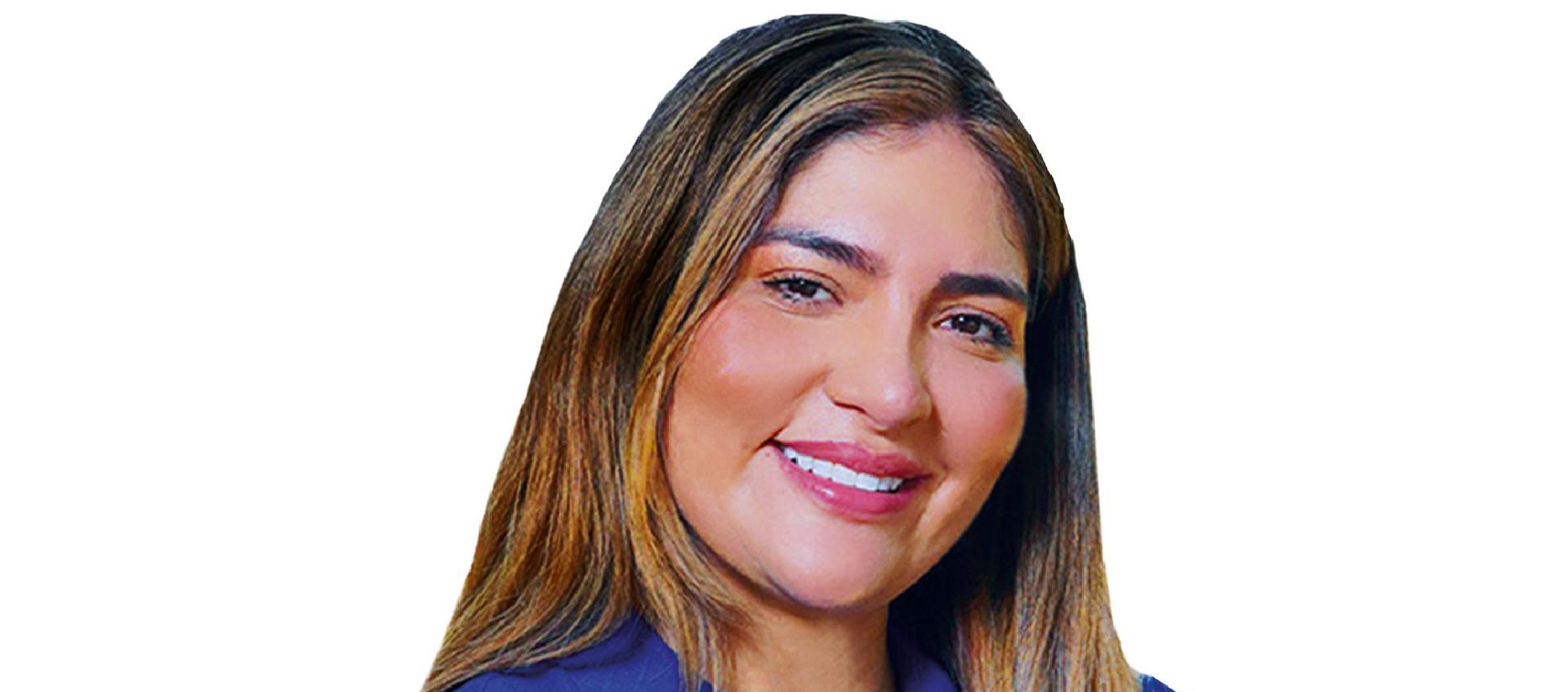 Carmiña Navarro, candidata a la Alcaldía de Galapa.