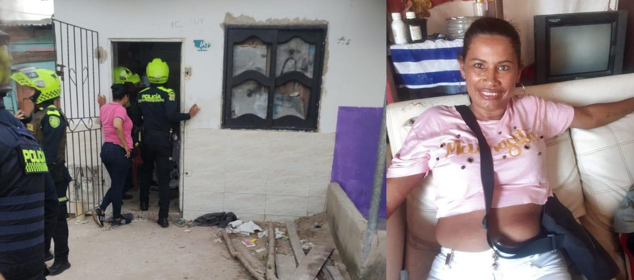 Irmes Narváez fue asesinada en esta vivienda en la tarde de este sábado. 