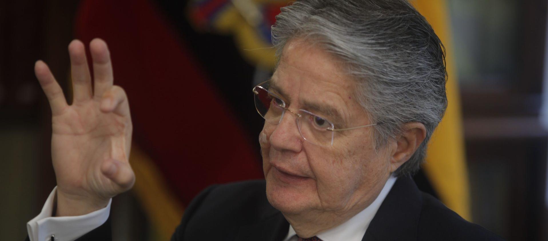 Guillermo Lasso, presidente de Ecuador. 