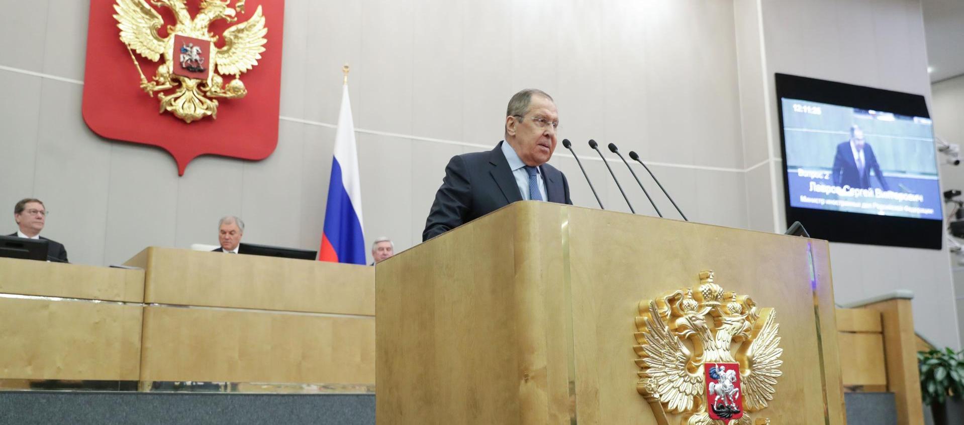 Serguéi Lavrov, ministro ruso de relaciones exteriores.