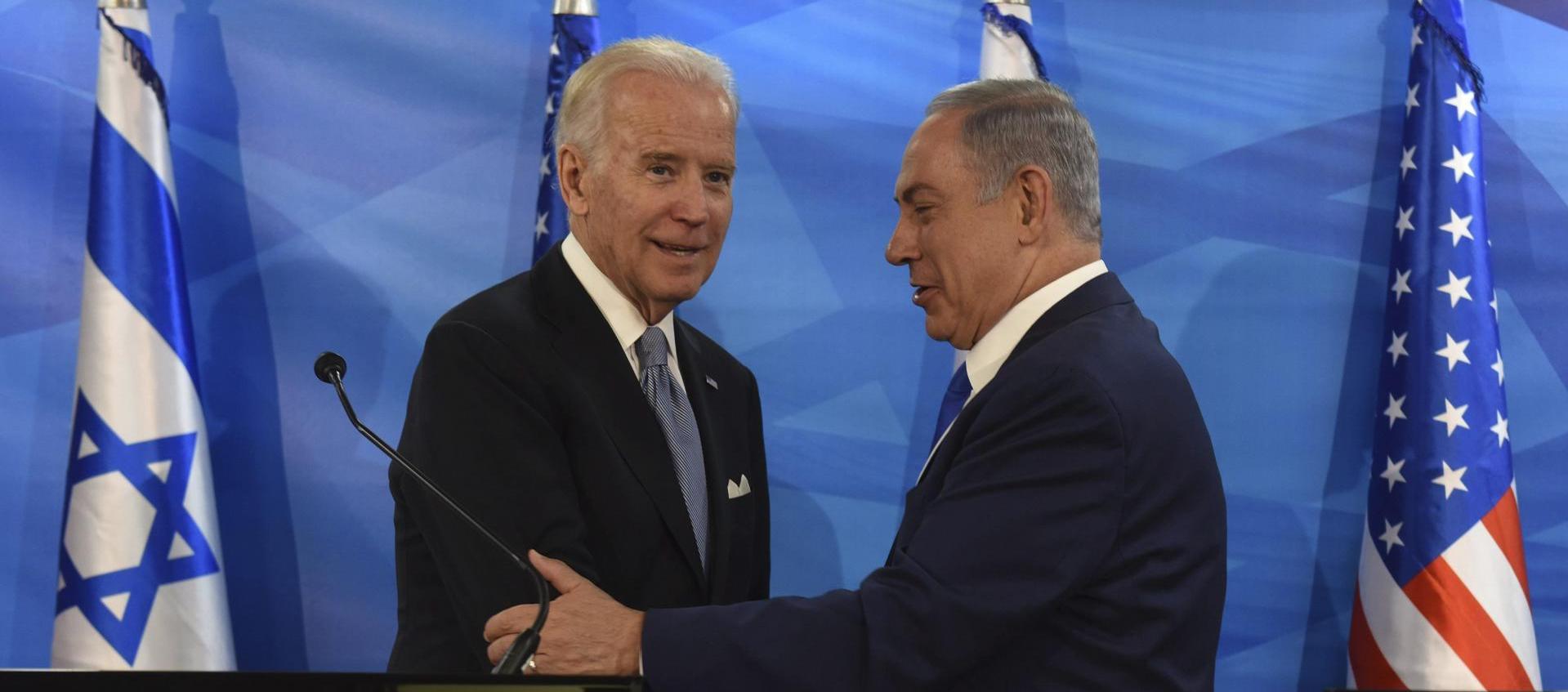 El Presidente de EE.UU., Joe Biden, y el primer ministro israelí, Benjamín Netanyahu.