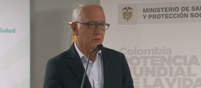 El ministro de Salud, Guillermo Alfonso Jaramillo.