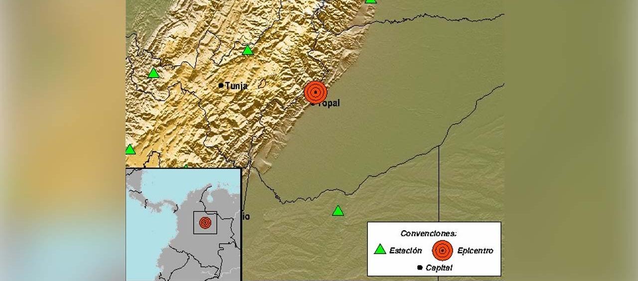 El reporte del Servicio Geológico Colombiano sobre el temblor en Yopal