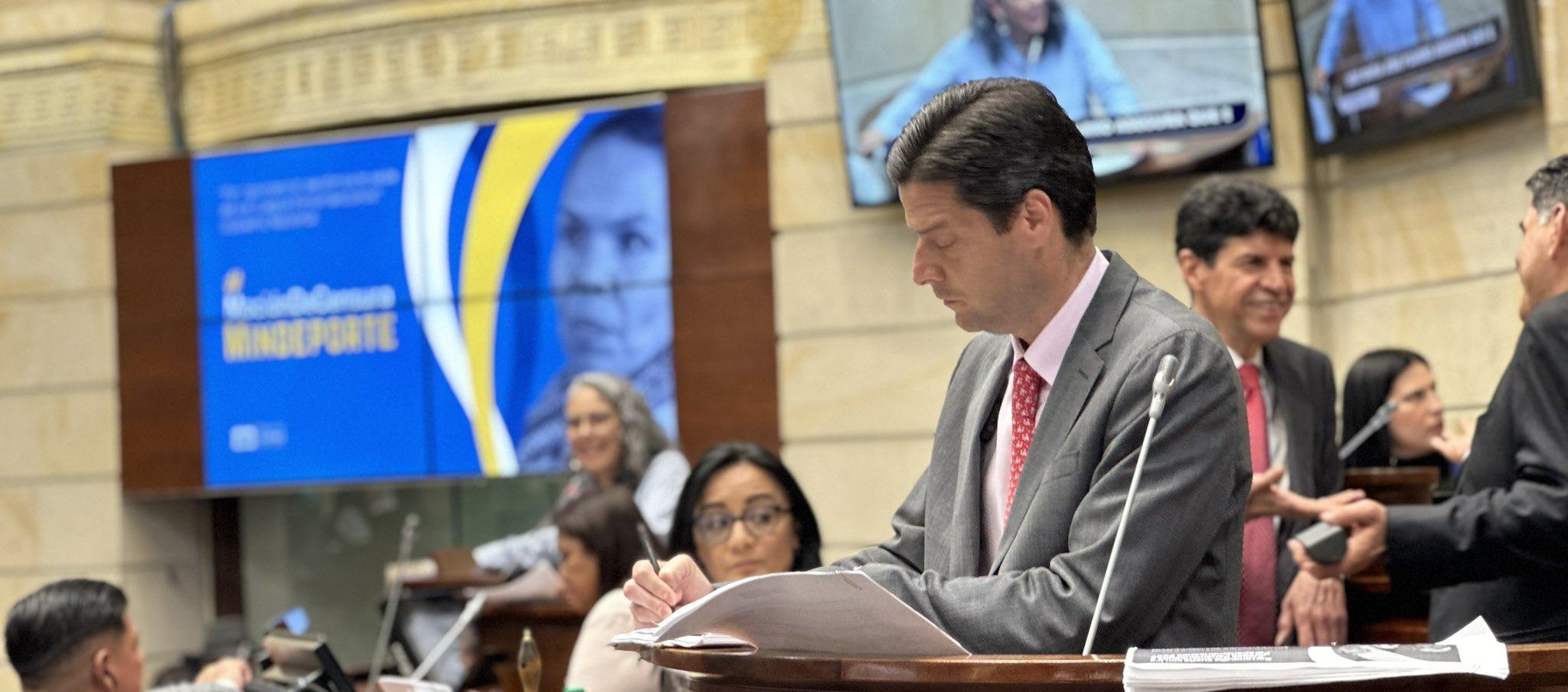 El senador Mauricio Gómez Amín.