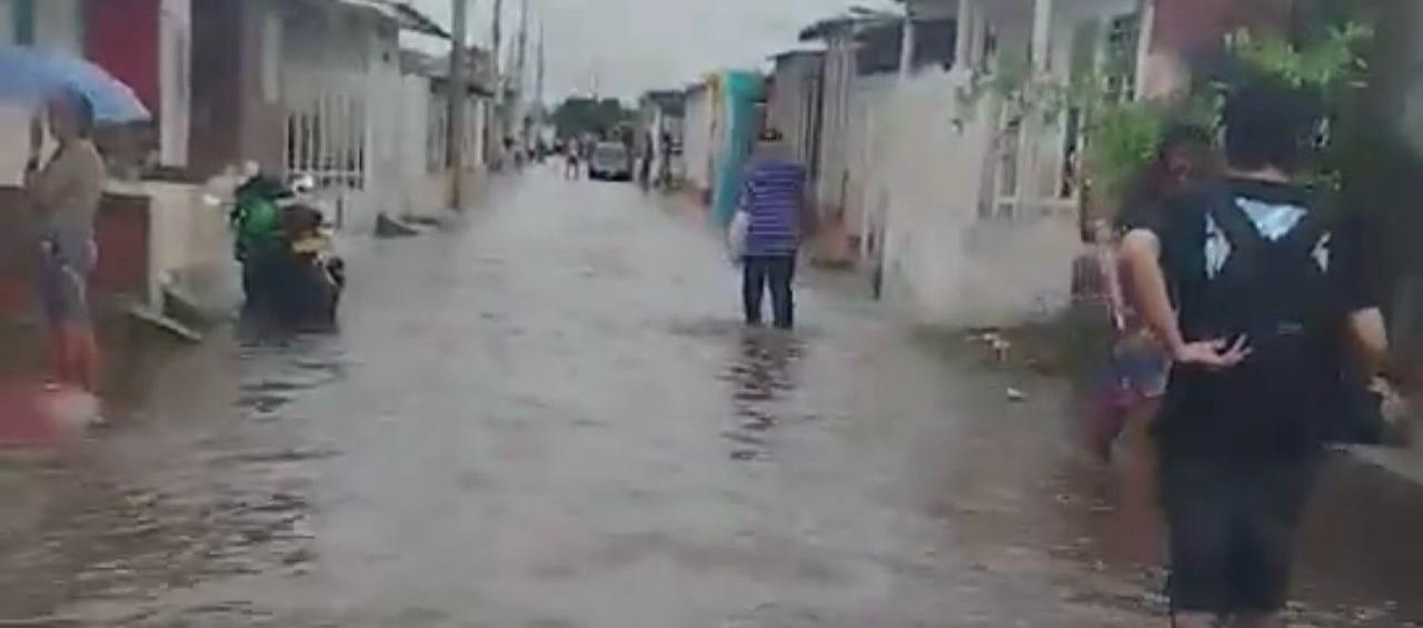 Inundación barrio Eduardo Santos.