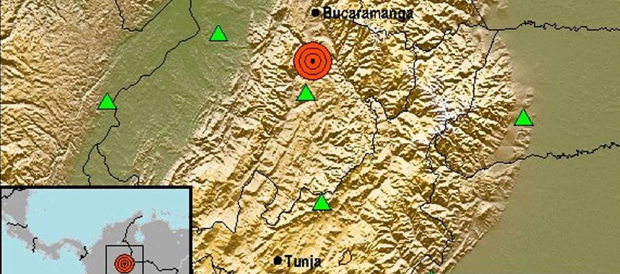 El fuerte sismo de este lunes en la Mesa de los Santos