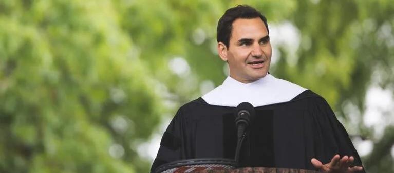 El discurso de Roger Federer duró 25 minutos.
