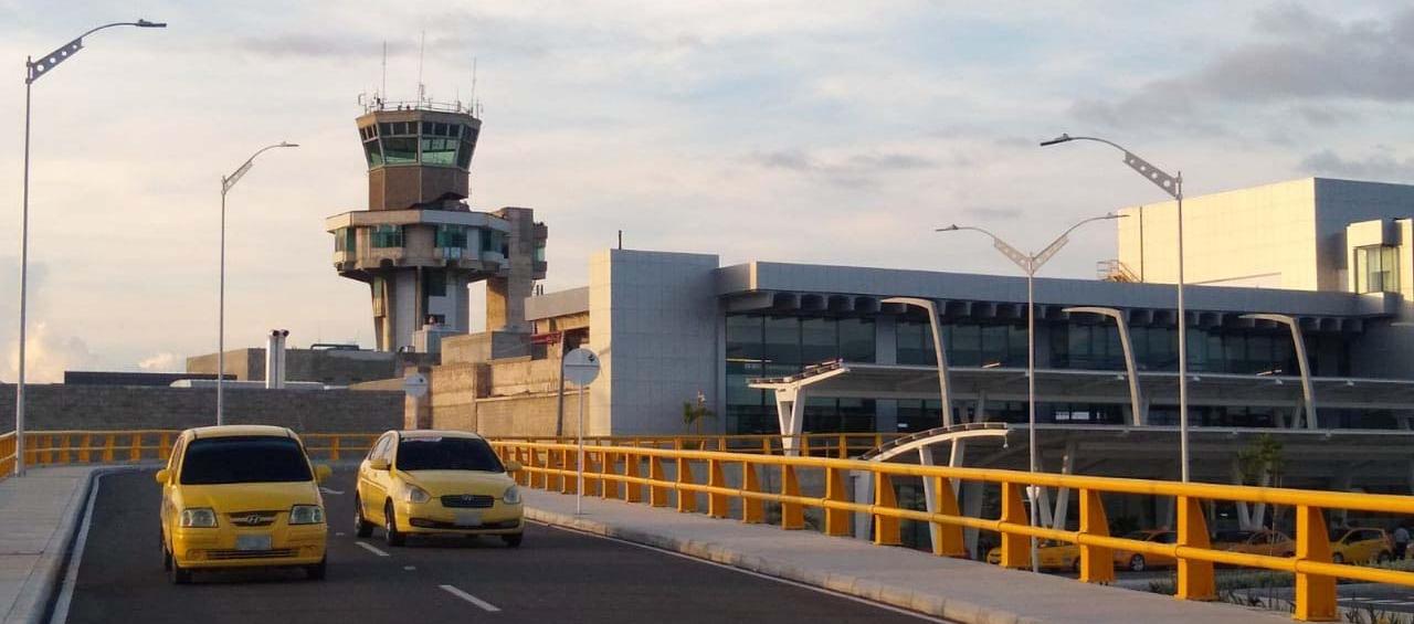 Aeropuerto Ernesto Cortissoz de Barranquilla. 