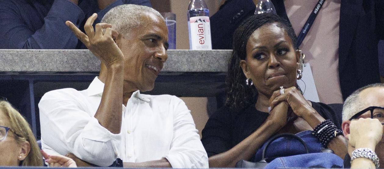 Barack Obama y Michelle Obama.
