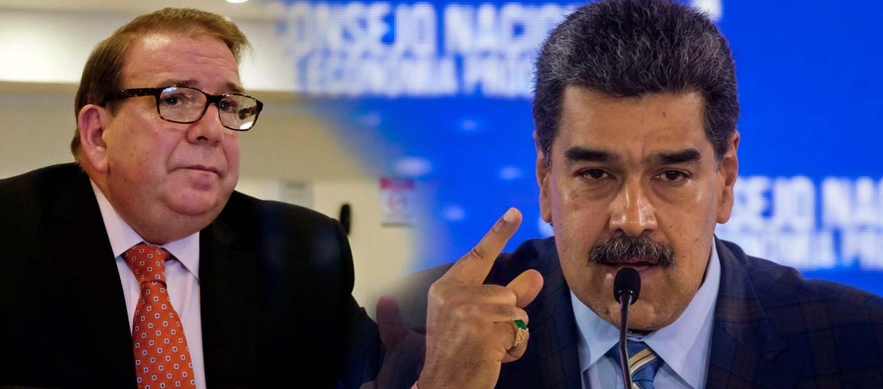 Edmundo González y Nicolás Maduro, los dos candidatos con mayor opciones de ganar.