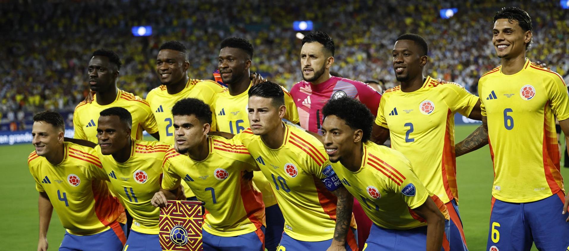 Once inicial de Colombia en la final de Copa América.