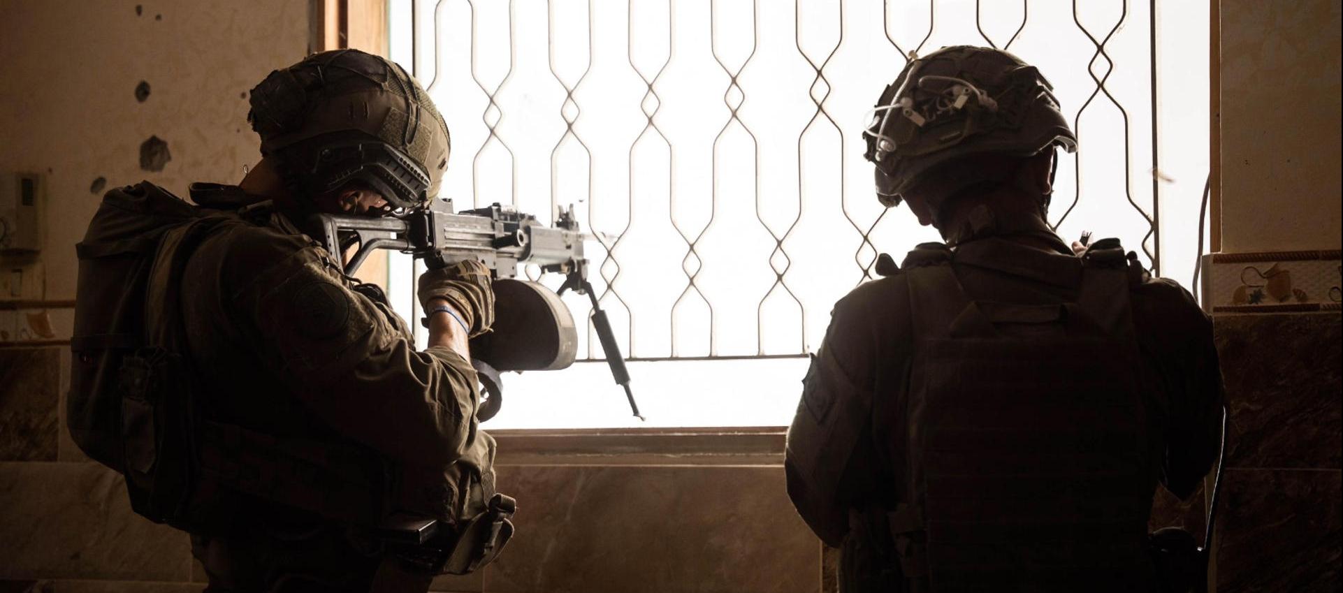 Operación del Ejército israelí en el centro de Gaza.
