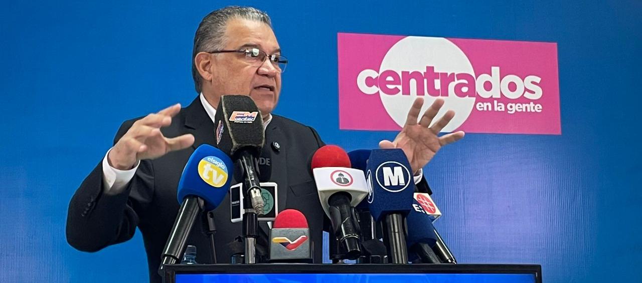 El candidato opositor Enrique Márquez.