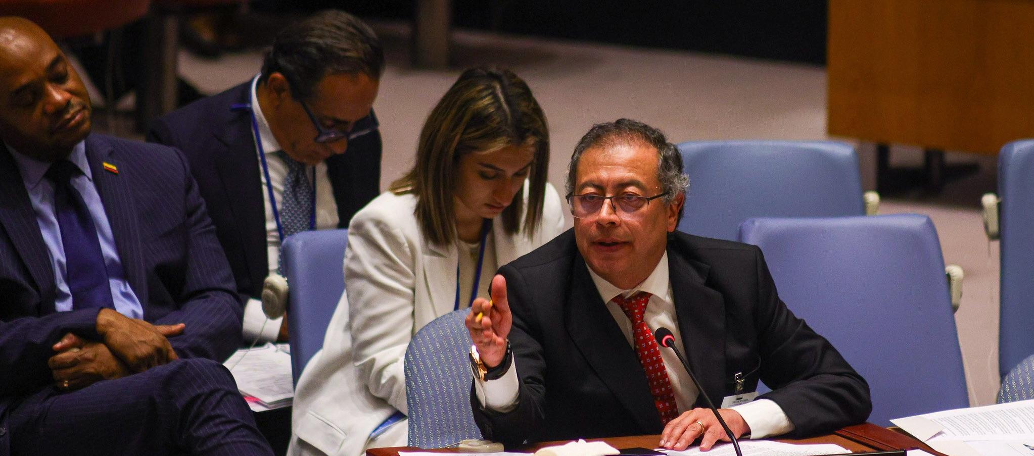 Petro en el Consejo de Seguridad de la ONU.