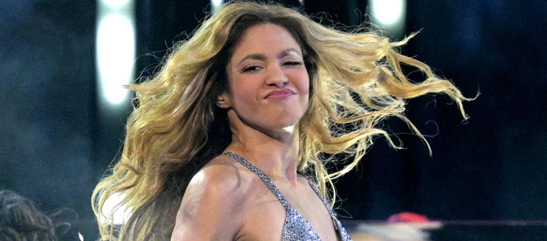 Shakira durante su presentación.