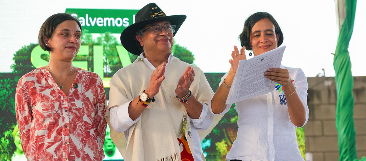 Gustavo Petro defendió la labor de las comunidades campesinas.