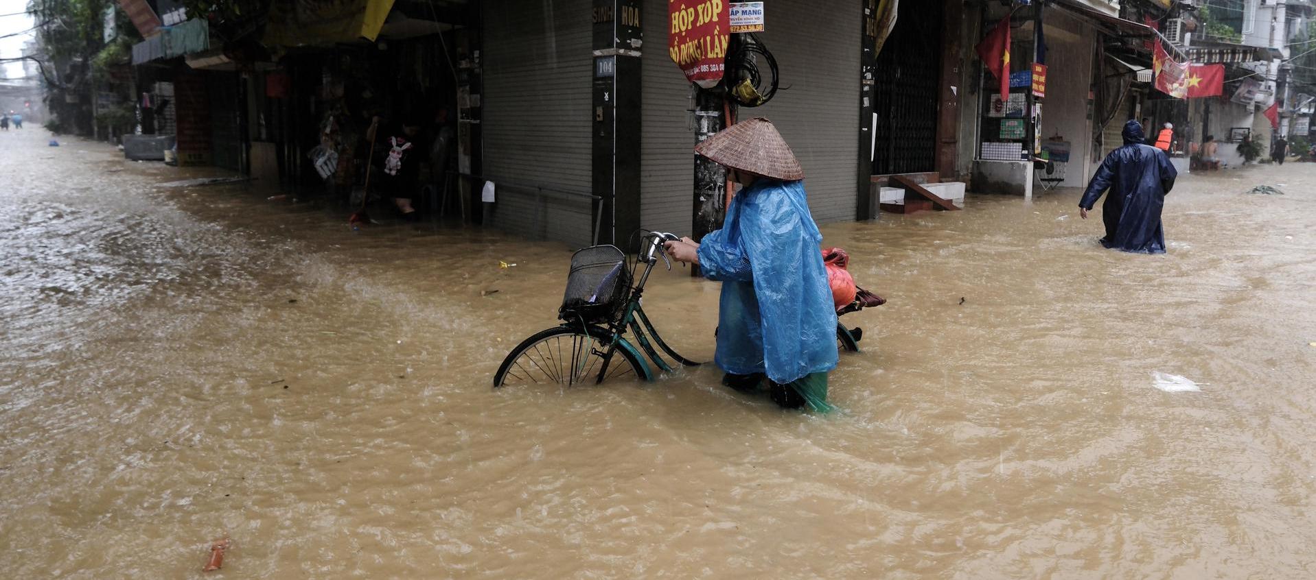 Inundaciones en las calles.