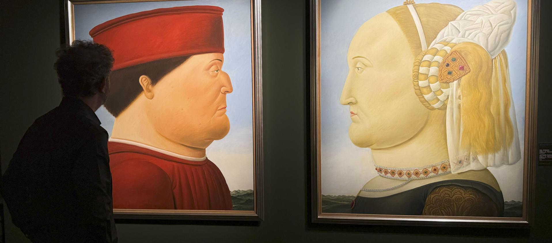 Obras del maestro Fernando Botero. 