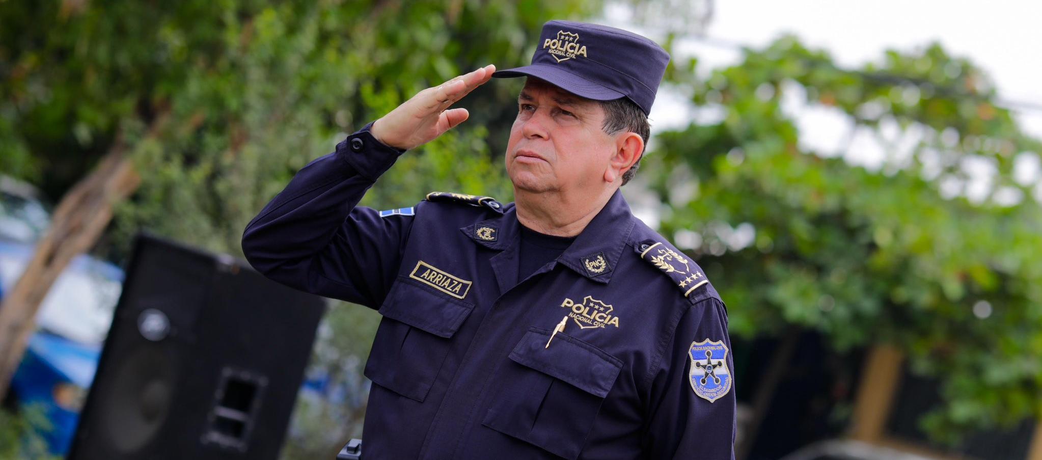 Director general de la Policía Nacional Civil de El Salvador (PNC), Mauricio Arriaza Chicas.