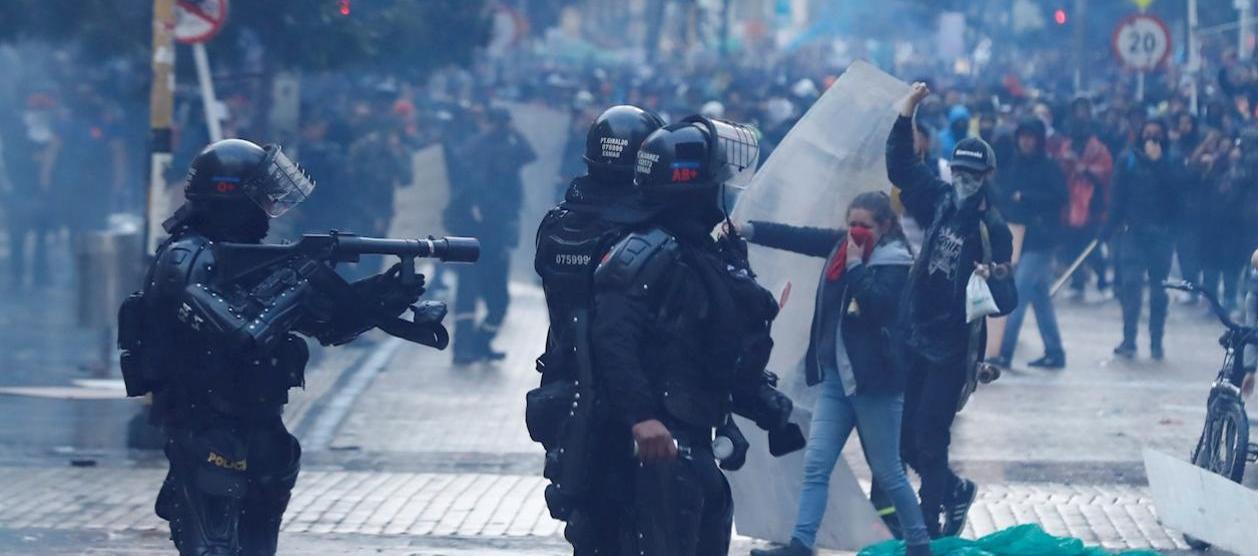 Protesta social en Colombia. 