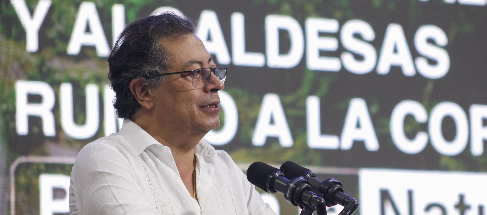 El Presidente Gustavo Petro.