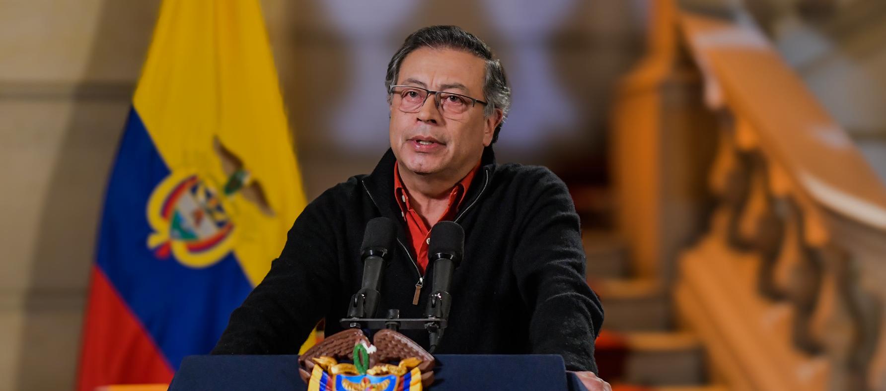 El Presidente Gustavo Petro.