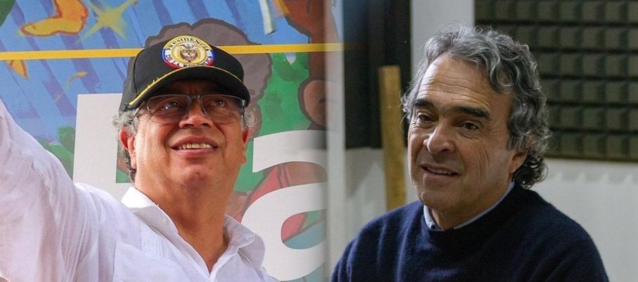 Gustavo Petro, Presidente de Colombia, y Sergio Fajardo, excandidato presidencial.