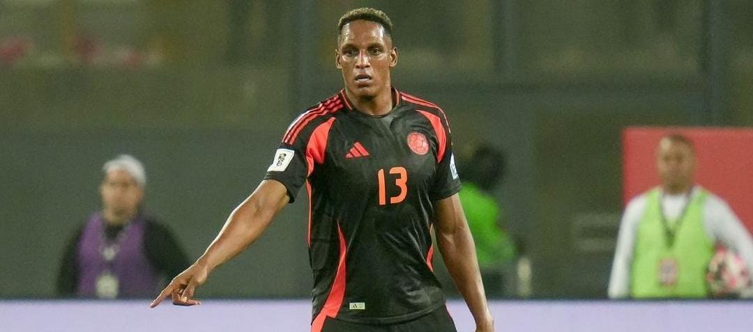 Yerry Mina, defensa de la Selección Colombia.