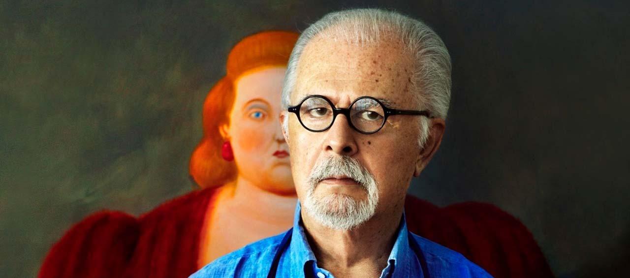 Fotografía del maestro Fernando Botero, realizada en enero de 2016 en su estudio en Mónaco. 