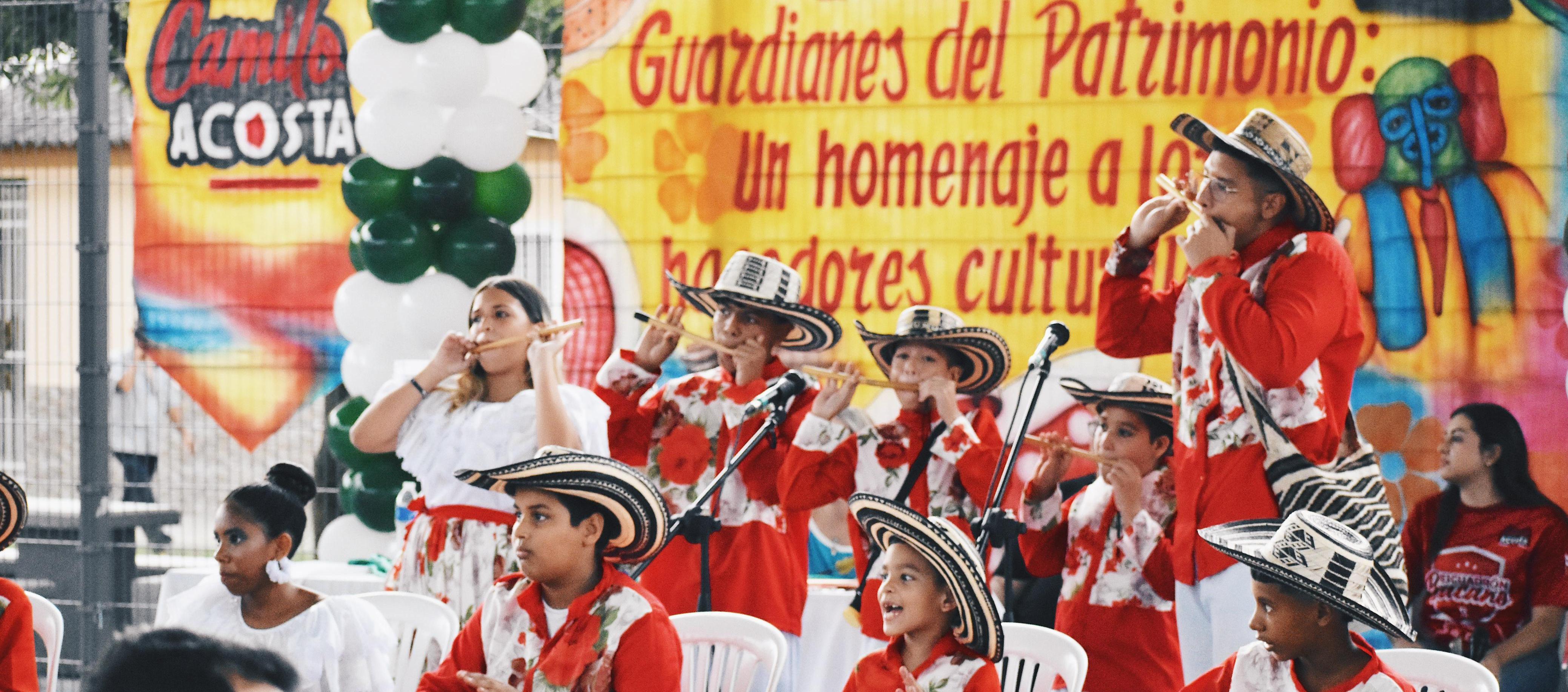 El evento se realizó en el parque El Recuerdo de la población. 