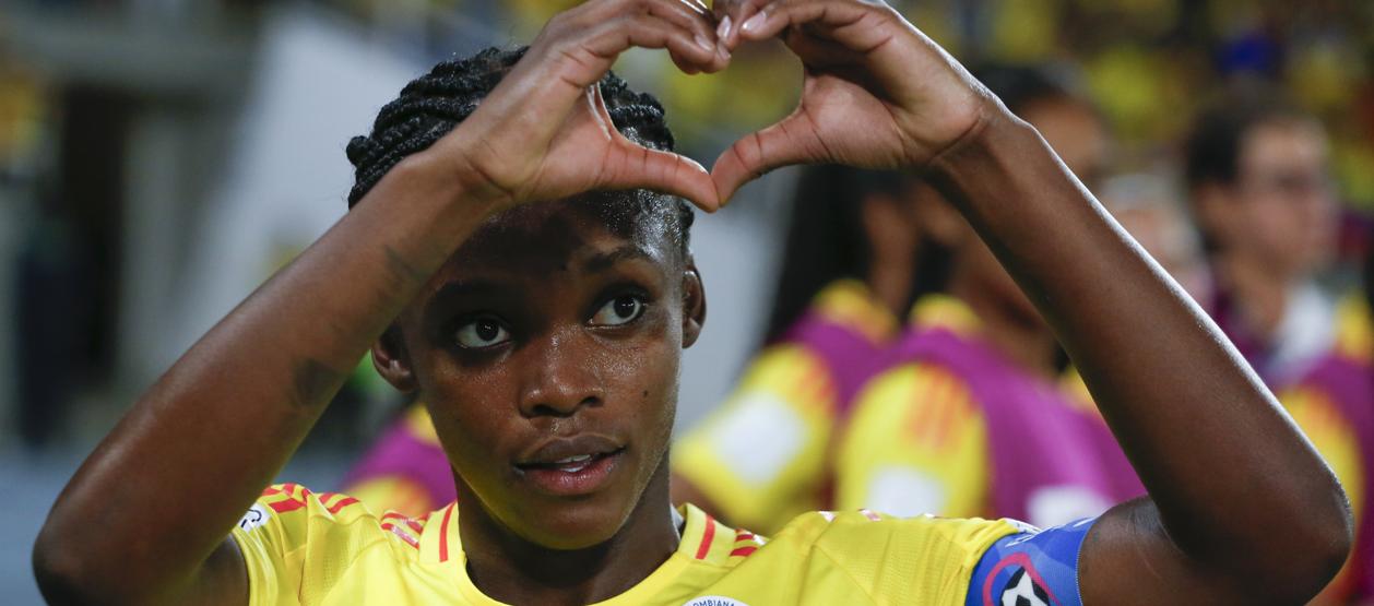 Linda Caicedo, delantera y capitana de la Selección Colombia.