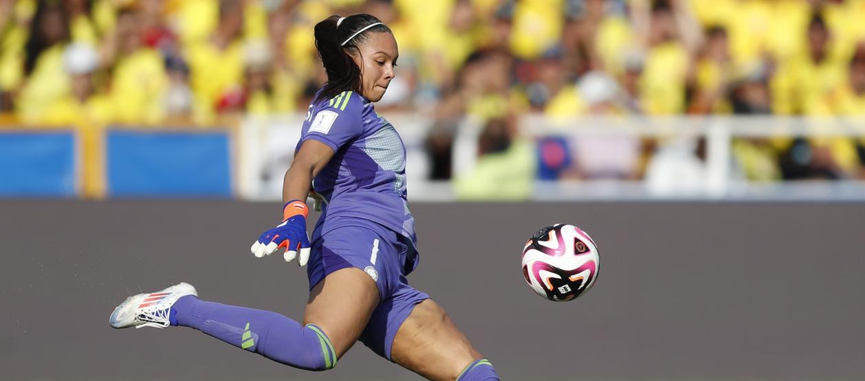 Luisa Agudelo, portera de la Selección Colombia femenina sub-20.